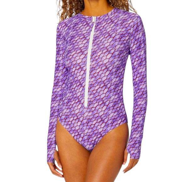 NWOT Mott 50 Lucia Second Skin Purple Swimsuit – Sz S - Picture 1 of 10